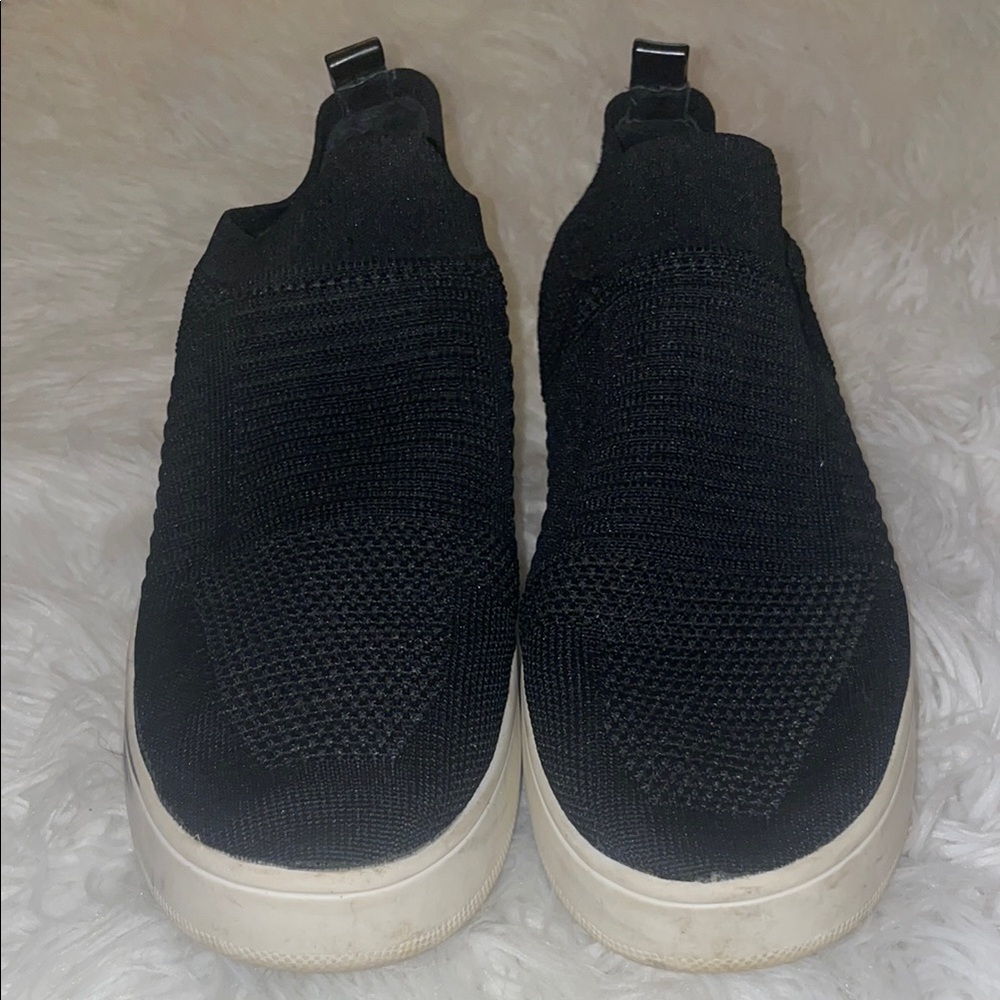 Black Slip-On Steve Madden Shoes